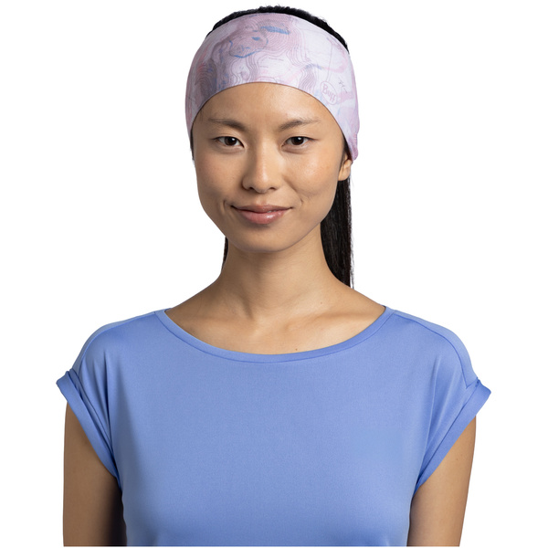 Opaska BUFF COOLNET UV® ELLIPSE HEADBAND ORISA PINK AZALEA
