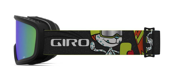 Gogle zimowe juniorskie GIRO CHICO 2.0 BLACK ASHES (soczewka lustrzana kolorowa LODEN GREEN) (NEW 2023/2024)