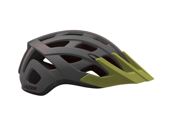 Kask MTB Lazer Roller (szaro-żółty mat)