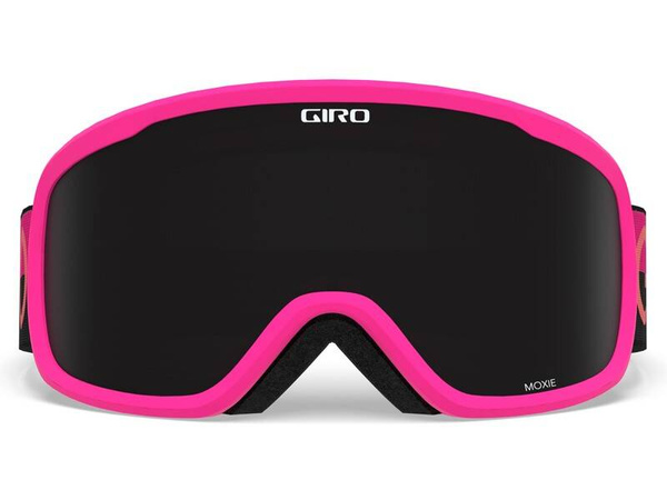 Gogle damskie zimowe GIRO MOXIE PINK THROWBACK (soczewka ULTRA BLACK i soczewka YELLOW)