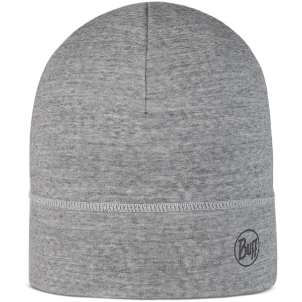Czapka BUFF MERINO LIGHTWEIGHT BEANIE SOLID LIGHT GREY