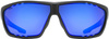 Okulary Uvex Sportstyle 706 (czarne; niebieskie soczewki mirror S3)