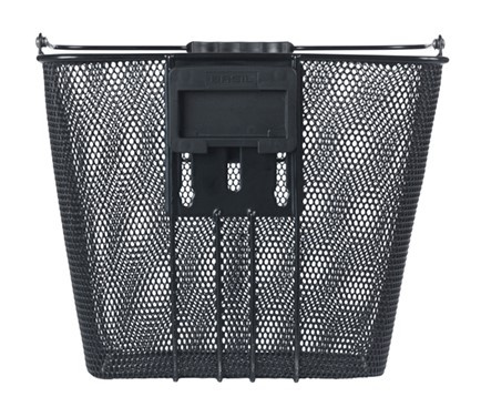 Kosz na kierownicę BASIL BILBAO KF+AHEAD-STEMHOLDER KF, KF System (ze wspornikiem), mocowanie przenośne, stalowy czarny (NEW)