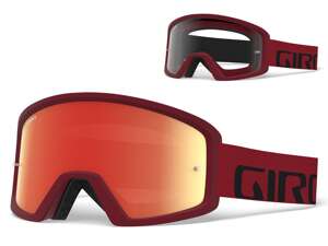 Gogle GIRO TAZZ MTB Red Black (soczewki VIVID-Carl Zeiss TRAIL i przezroczyste)