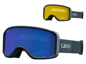 Gogle zimowe GIRO SAGEN DARK SHARK THIRDS (soczewka Grey Cobalt i soczewka YELLOW) 