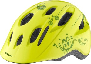 Kask dziecięcy Giant Holler Lime Green (z siatką przeciwko owadom)