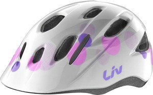 Kask dziecięcy Giant Liv Musa White Bubbles