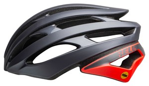 Kask szosowy BELL STRATUS INTEGRATED MIPS (czarno-czerwony)