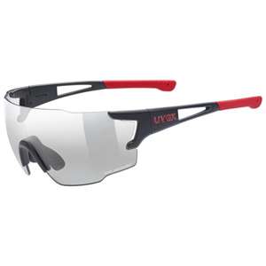 Okulary Uvex Sportstyle 804 vario czarno-czerwony mat