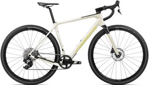 Rower gravel Orbea Terra M41eTEAM 1X (2024) | karbonowy | Ivory White Spicy Lime