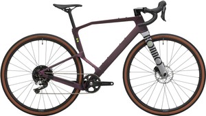 Rower gravel Rondo Ruut CF2 (gen. 2) | karbonowy | Aubergine Silver