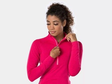Bluza damska Bontrager Vella termiczna z długim rękawem różowa Vice Pink