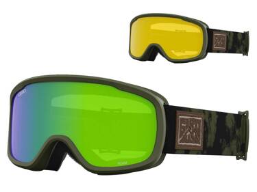 Gogle zimowe GIRO ROAM TRAIL GREEN CLODDUST (soczewka LODEN GREEN i YELLOW)