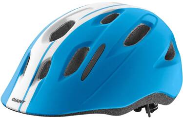 Kask dziecięcy Giant Hoot Matte Race Blue (z siatką przeciw owadom)