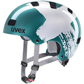 Kask dziecięcy Uvex Kid 3 (zielono-srebrny)