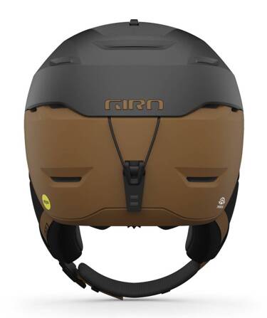 Kask zimowy GIRO TOR SPHERICAL (czarno-brązowy)