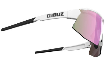 Okulary Bliz Active Breeze Small Padel White (brązowo-różowozłote soczewki kat. 3)