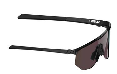 Okulary Bliz Active Hero Small Matt Black (brązowo-różowe soczewki kat. 3)