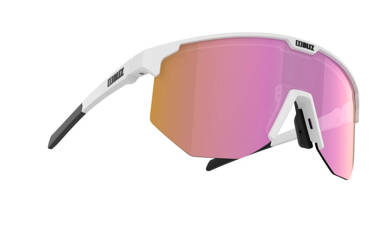 Okulary Bliz Active Hero White (brązowo-różowe soczewki kat. 3)