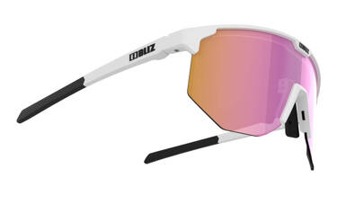 Okulary Bliz Active Hero White (brązowo-różowe soczewki kat. 3)