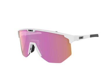 Okulary Bliz Active Hero White (brązowo-różowe soczewki kat. 3)