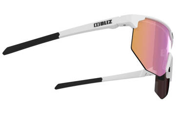 Okulary Bliz Active Hero White (brązowo-różowe soczewki kat. 3)