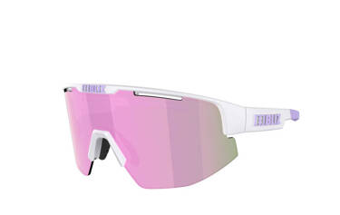 Okulary Bliz Active Matrix Matt White Purple (brązowo-różowe soczewki kat. 3)