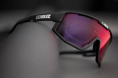 Okulary Bliz Active Vision Black (brązowo-czerwone soczewki kat. 3)