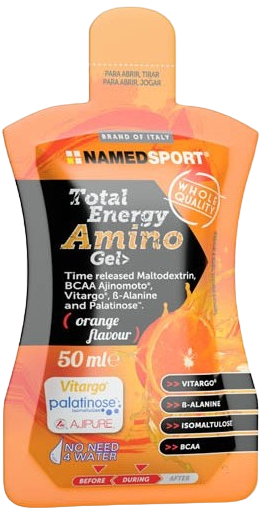 Żel NAMEDSPORT Total Energy Amino (pomarańczowa)